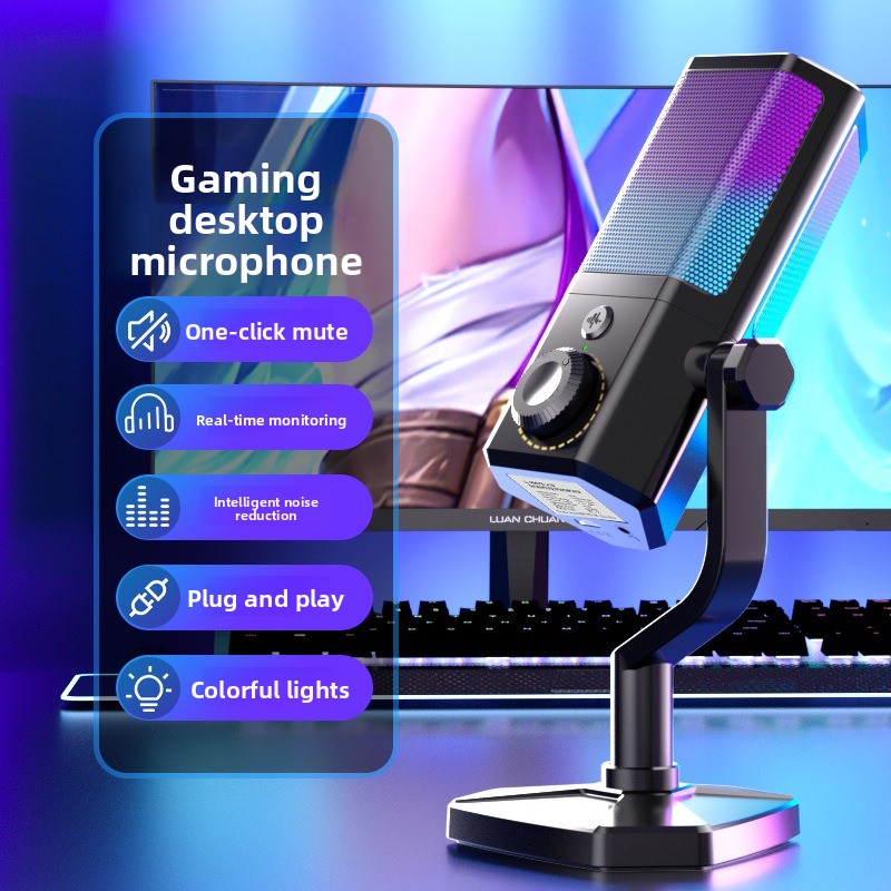 RGB Microphone Game E-sports L - Esports & Gaming Optics Gmbh avaliação e preço