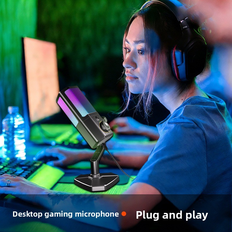 RGB Microphone Game E-sports L - Esports & Gaming Optics Gmbh avaliação e preço