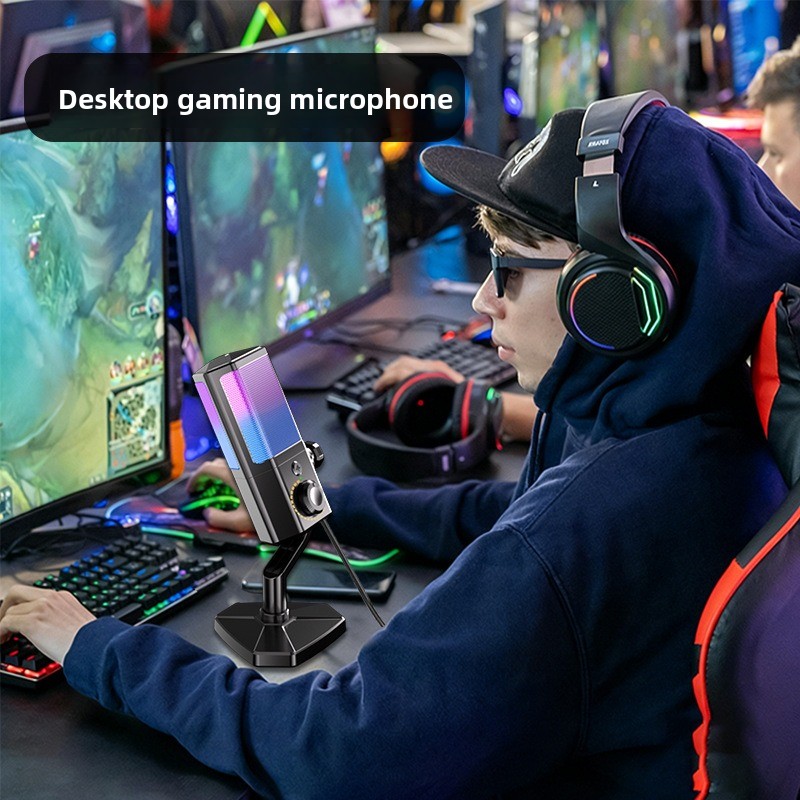 RGB Microphone Game E-sports L - Esports & Gaming Optics Gmbh avaliação e preço
