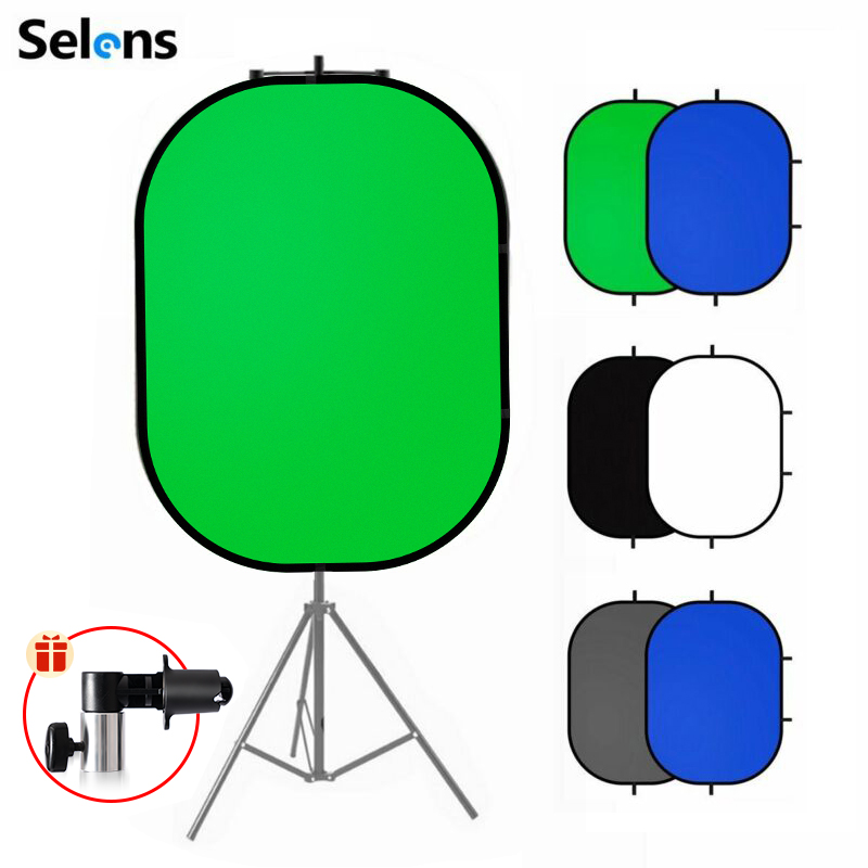 Selens 100x150cm Green Screen  - Green Screen Collapsible avaliação e preço
