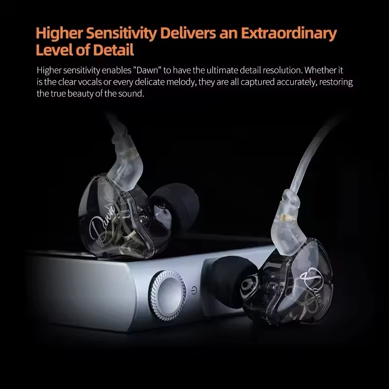 Hot KZ Dawn Dynamic Earphones  - Esports Gaming Earphones avaliação e preço