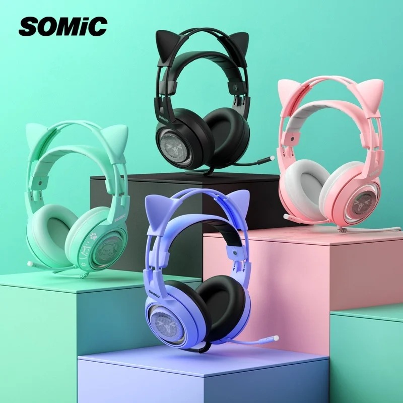 SOMIC G951 Wired Gaming Headph - Esports Gaming Headset avaliação e preço