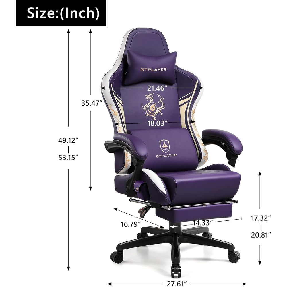 Ergonomic Bluetooth Gaming Cha - Esports & Gaming Optics Gmbh avaliação e preço