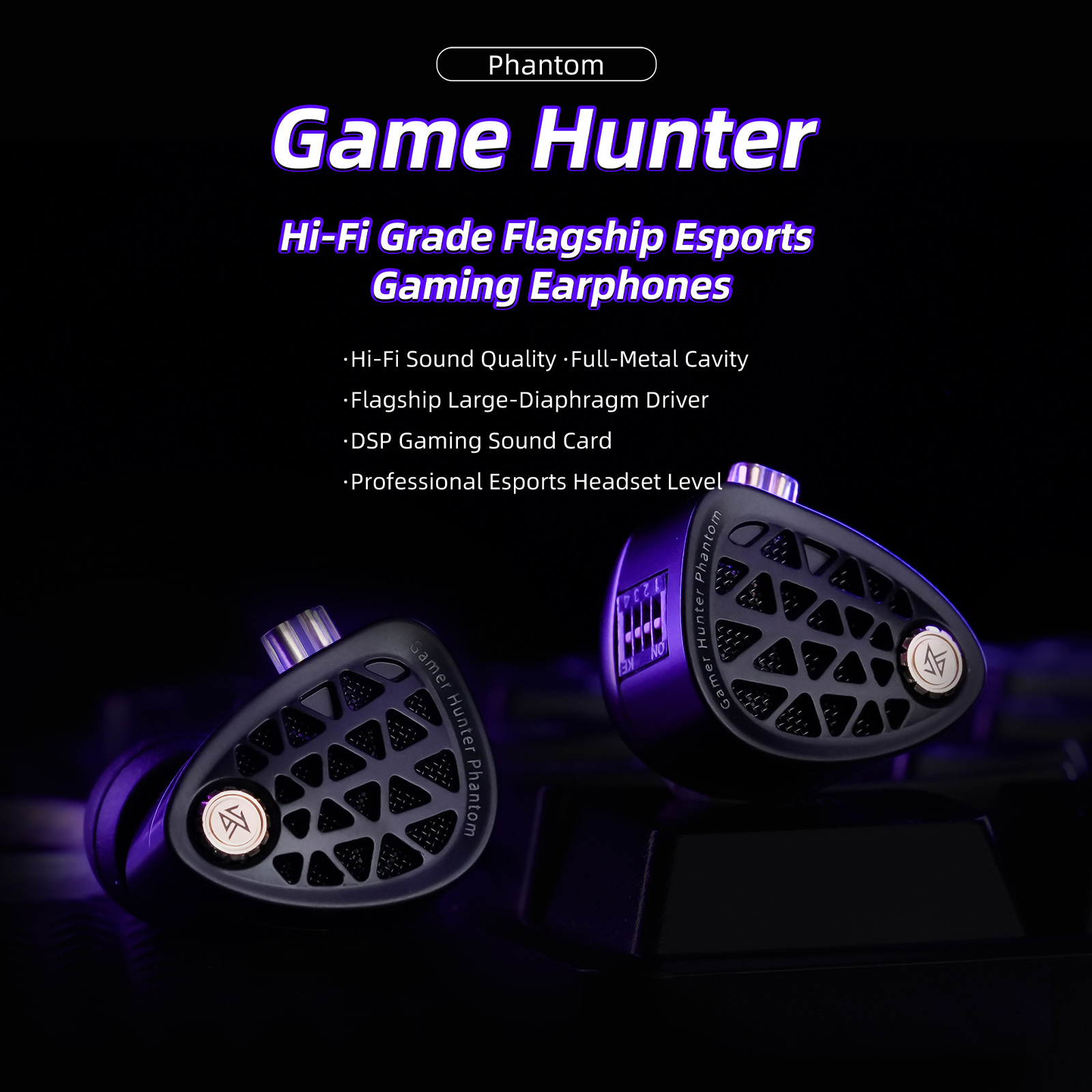 KZ Phantom HiFi Grade Flagship - Esports Gaming Headset avaliação e preço