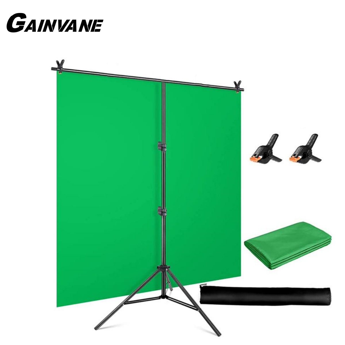 T-Shape Backdrop Stand Kit wit - Green Screen Collapsible avaliação e preço