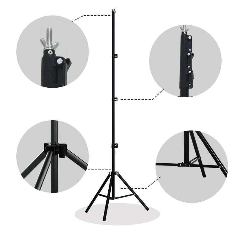 T-Shape Backdrop Stand Kit wit - Green Screen Collapsible avaliação e preço