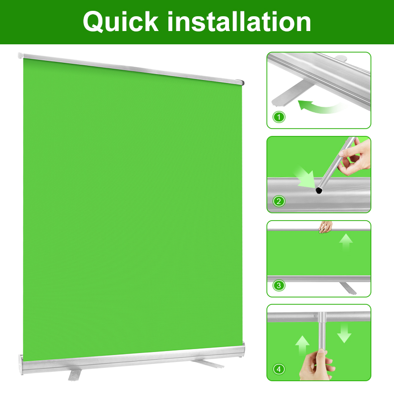 110x200cm Backdrop Chroma Key  - Green Screen Collapsible avaliação e preço