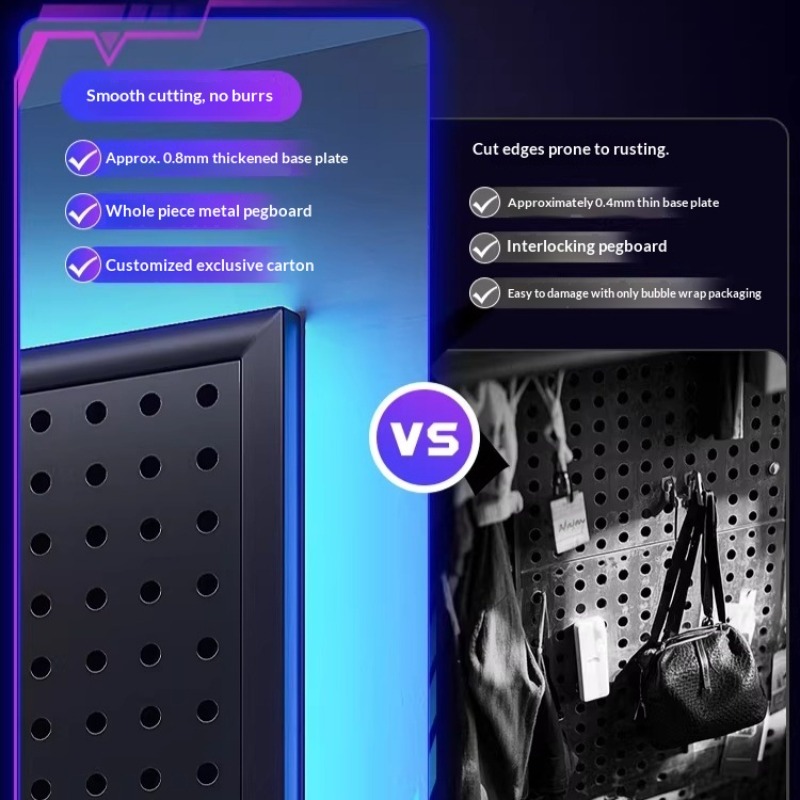 Heavy Duty Metal Pegboard Wall - Esports & Gaming Optics Gmbh avaliação e preço