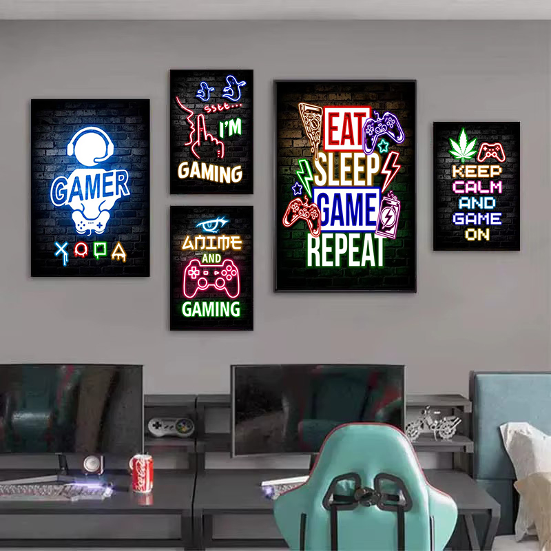 1pc frameless Canvas Painting  - Esports & Gaming Optics Gmbh avaliação e preço