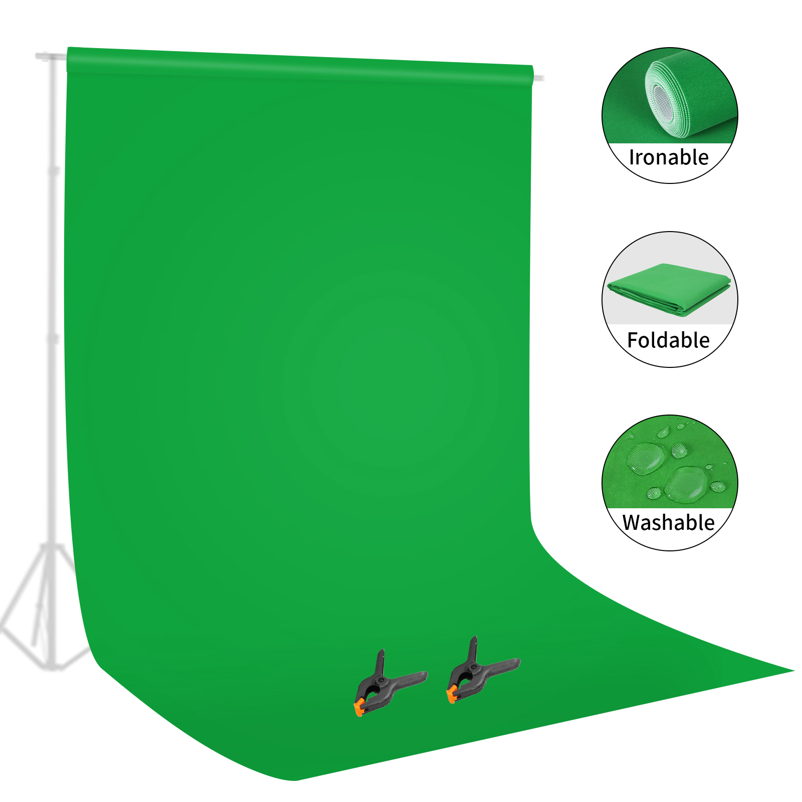 Selens Green Screen Backdrop C - Green Screen Collapsible avaliação e preço