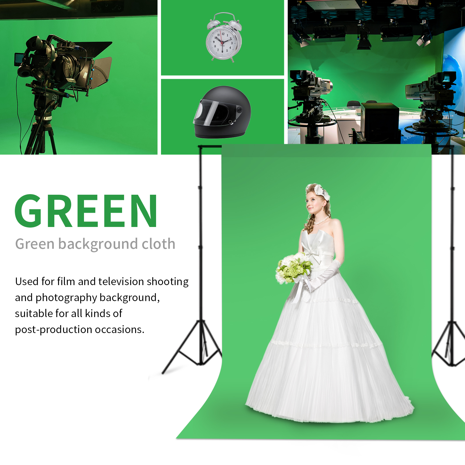 Selens Green Screen Backdrop C - Green Screen Collapsible avaliação e preço