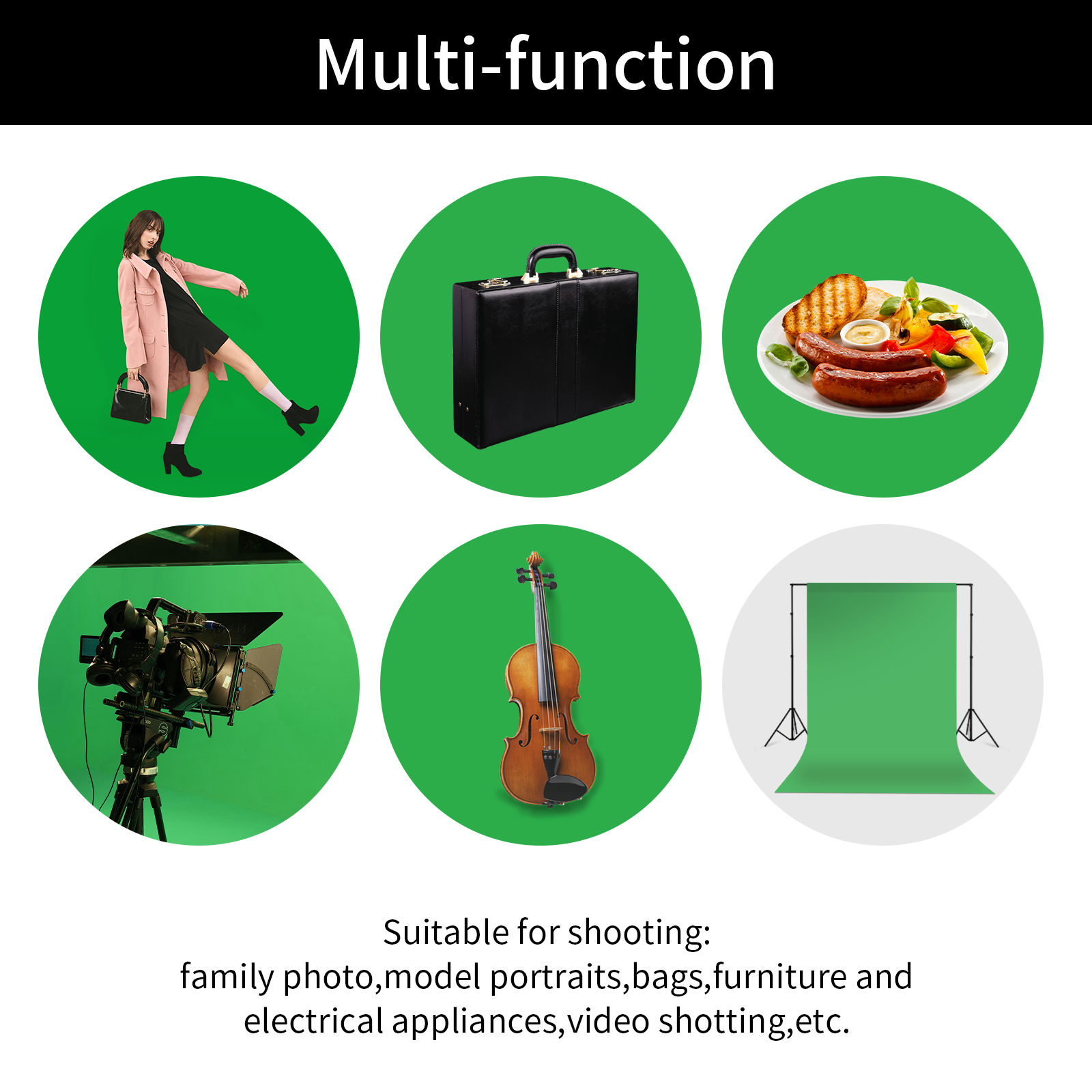 Selens Green Screen Backdrop C - Green Screen Collapsible avaliação e preço