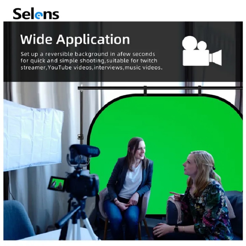 Selens New Collapsible Portabl - Green Screen Collapsible avaliação e preço