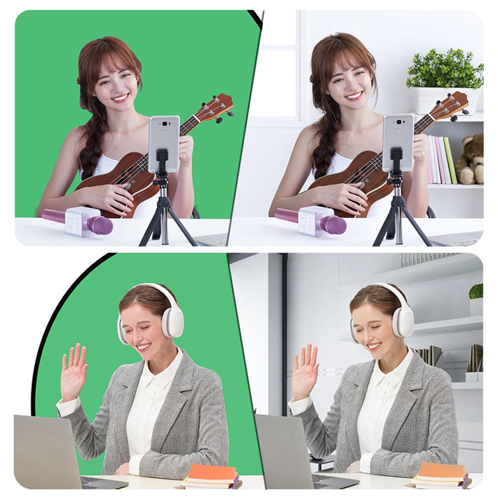 Portable Chromakey Photography - Green Screen Collapsible avaliação e preço