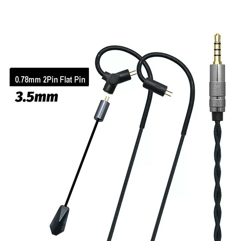 0.78 QDC MMCX Gaming Earphone  - Esports Gaming Earphones avaliação e preço